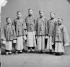 Six First Detachment students on arrival in California